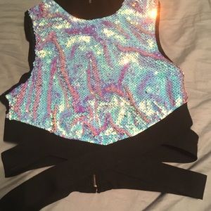 Sequin croptop/ bralette